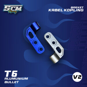 BREKET V2 KABEL KOPLING ABU BIRU GELAP