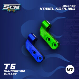 BRACKET KABEL STUT KOPLING V1 HIJAU/BIRU