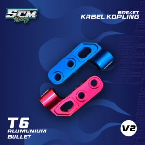 BREKET KABEL KOPLING BIRU TERANG PING BREKET V2 KABEL KOPLING BIRU TERANG PINK