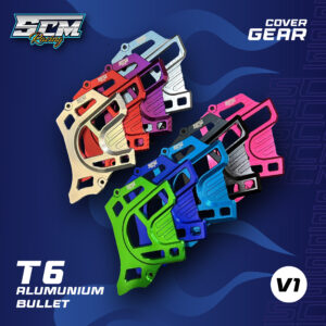 COVER GEAR DEPAN KAWASAKI NINJA RR R SS NINJA SERIES CNC V1 COVER GEAR CNC