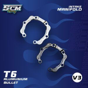 INTAKE MANIFOLD V3 SILVER HITAM