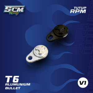 TUTUP RPM V1 HITAM SILVER COVER KABEL TUTUP RPM CNC V1 HITAM / SILVER
