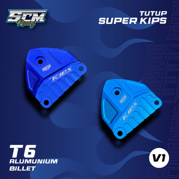 TUTUP SUPER KIPS V1 BIRU TUA / BIRU MUDA