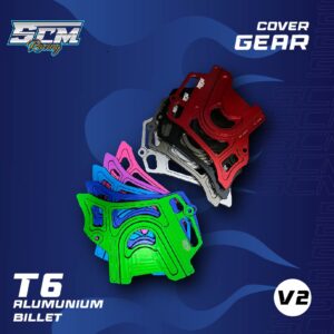 COVER GEAR DEPAN KAWASAKI NINJA RR R SS NINJA SERIES CNC V2 COVER GEAR CNC