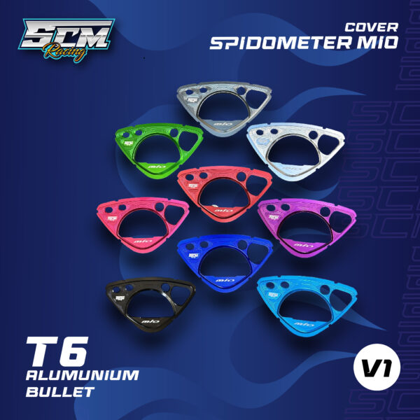 COVER SPIDOMETER MIO V1 FULL WARNA COVER FRAME PAPAN SPIDOMETER CNC MIO SPORTY SMILE MIO KARBU MANISAN PAPAN SPIDOMETER