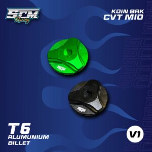KOIN BAK CVT CNC MIO V1 HITAM/HIJAU