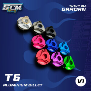 TUTUP OLI GARDAN FULL WARNA { BG BIRU } TUTUP OLI GARDAN UNIVERSAL FULL CNC MIO NMAX AEROX LEXI MIO M3 FAZZIO