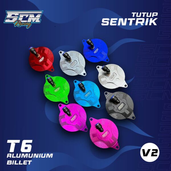 TUTUP SENTRIK CNC COVER SENTRIK MIO SPORTY SMILE NOUVO V2