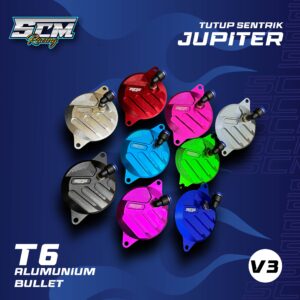 TUTUP SENTRIK V3 FULL WARNA TUTUP SENTRIK CNC COVER SENTRIK JUPITER V3