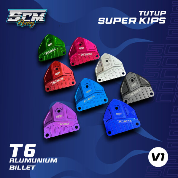 TUTUP SUPER KIPS V1 FULL WARNA COVER CNC TUTUP SUPER KIPS NINJA 2T SS R RR M NINJA SERIES RACING V1